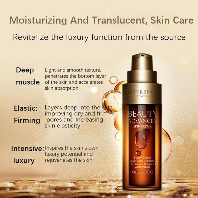 Hyaluronic Acid Ginseng Anti Wrinkle Vitaminis Collagen Pore Minimizer Moisturizing Firm Aging Skin Care Face Serum 50ml|Serum