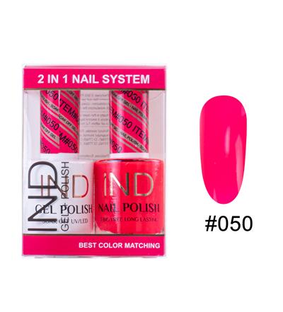 IND Nail Polish Gel & Matching Lacquer Set -