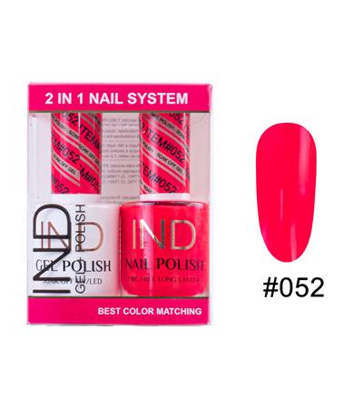 IND Nail Polish Gel & Matching Lacquer Set -