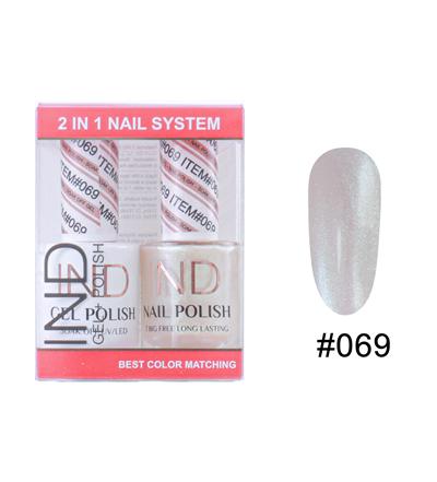 IND Nail Polish Gel & Matching Lacquer Set -