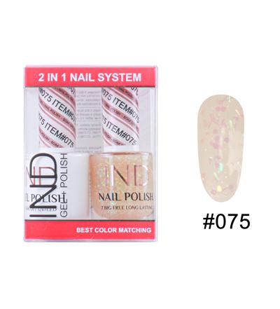 IND Nail Polish Gel & Matching Lacquer Set -