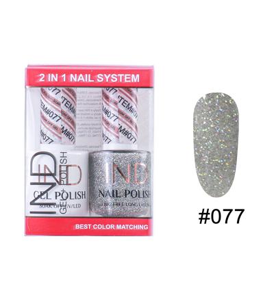 IND Nail Polish Gel & Matching Lacquer Set -