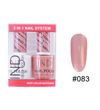 IND Nail Polish Gel & Matching Lacquer Set -