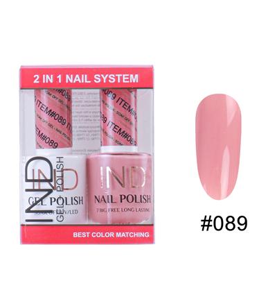 IND Nail Polish Gel & Matching Lacquer Set -