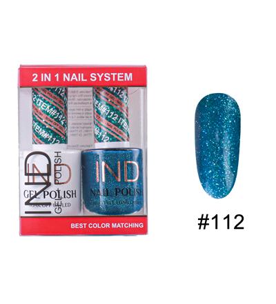 IND Nail Polish Gel & Matching Lacquer Set -