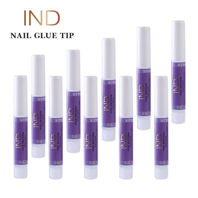 4 PCS IND Nail Tip Glue - Adhesive Super Bond For Acrylic Nails Tips - 0.07 oz for each glue