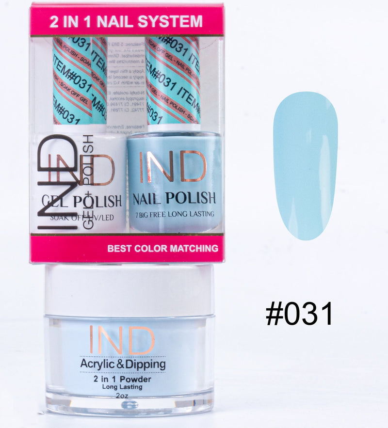 IND 3 IN 1 Combo Gel +Lacquer+dipping powder -