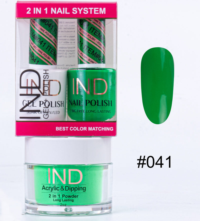 IND 3 IN 1 Combo Gel +Lacquer+dipping powder -