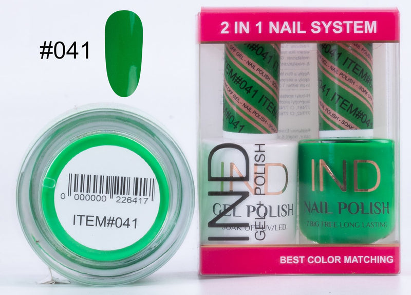 IND 3 IN 1 Combo Gel +Lacquer+dipping powder -