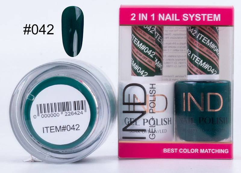 IND 3 IN 1 Combo Gel +Lacquer+dipping powder -