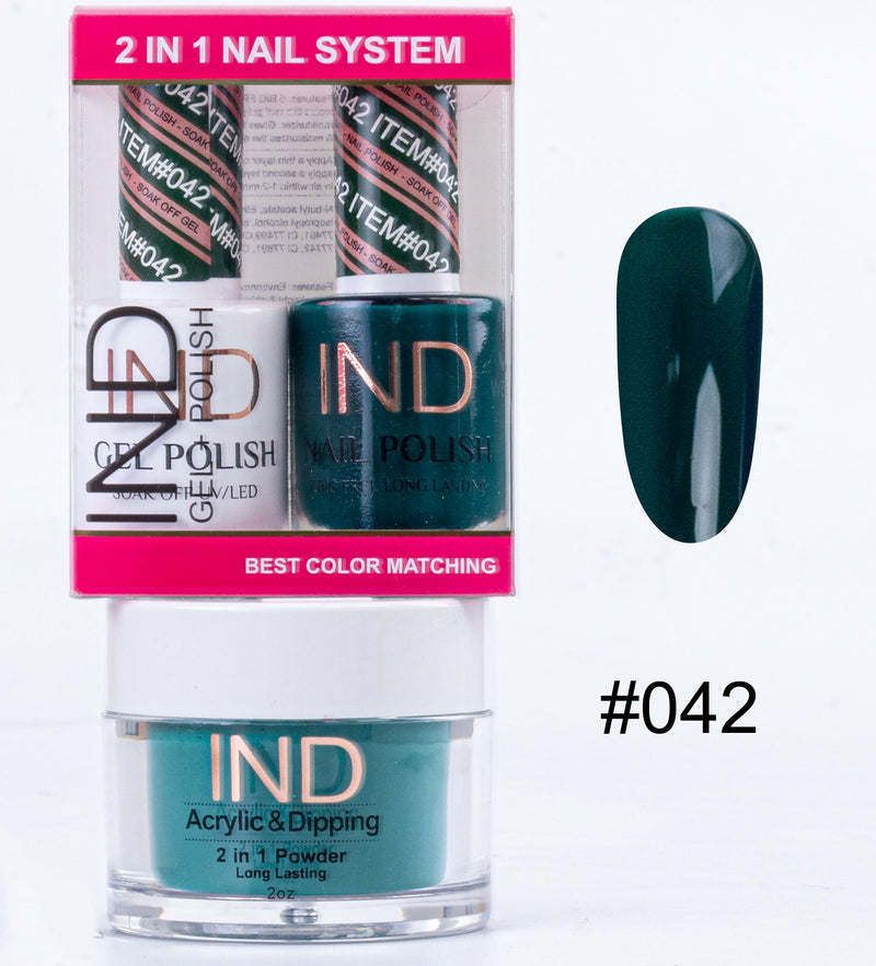 IND 3 IN 1 Combo Gel +Lacquer+dipping powder -