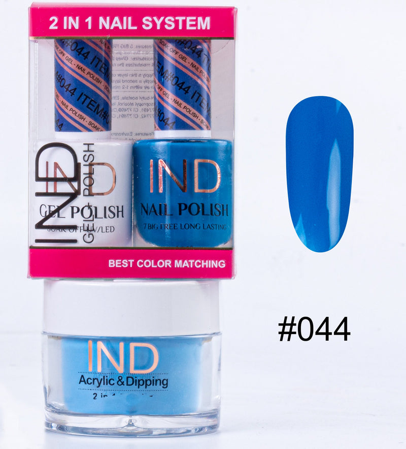 IND 3 IN 1 Combo Gel +Lacquer+dipping powder -