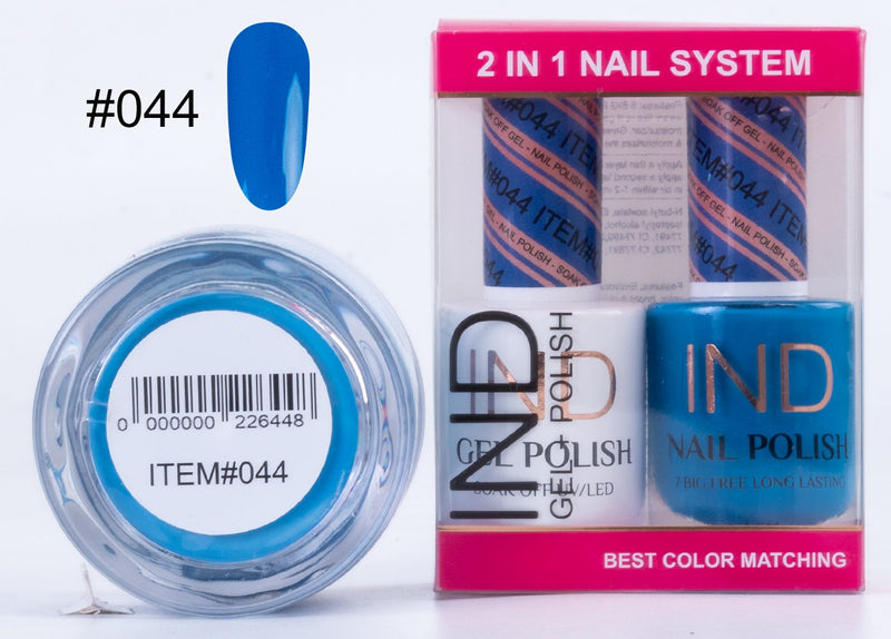 IND 3 IN 1 Combo Gel +Lacquer+dipping powder -