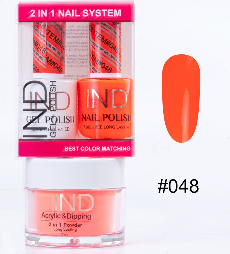 IND 3 IN 1 Combo Gel +Lacquer+dipping powder -