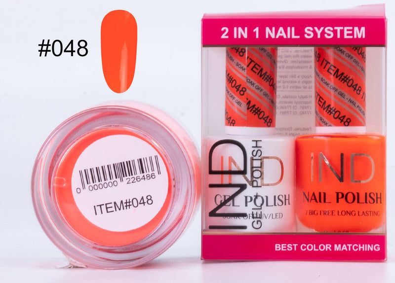 IND 3 IN 1 Combo Gel +Lacquer+dipping powder -