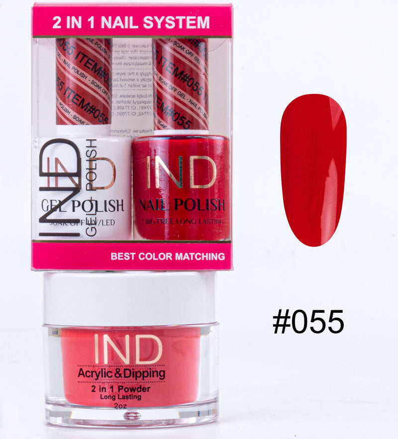 IND 3 IN 1 Combo Gel +Lacquer+dipping powder -