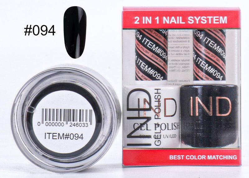 IND 3 IN 1 Combo Gel +Lacquer+dipping powder -