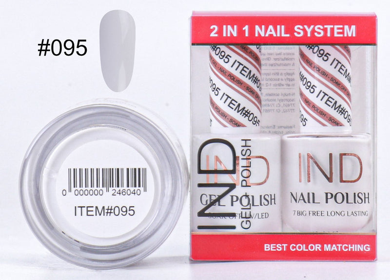 IND 3 IN 1 Combo Gel +Lacquer+dipping powder -