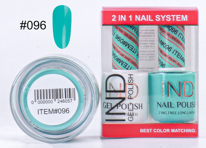 IND 3 IN 1 Combo Gel +Lacquer+dipping powder -