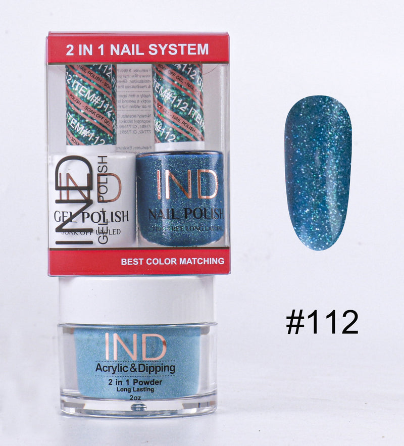 IND 3 IN 1 Combo Gel +Lacquer+dipping powder -