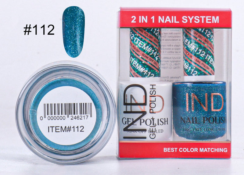 IND 3 IN 1 Combo Gel +Lacquer+dipping powder -