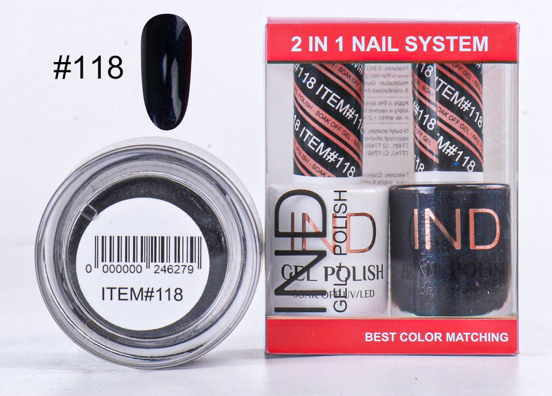 IND 3 IN 1 Combo Gel +Lacquer+dipping powder -