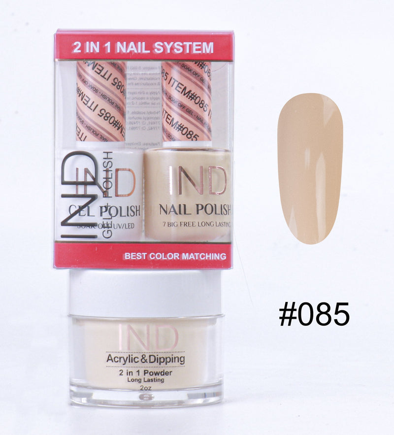 IND 3 IN 1 Combo Gel +Lacquer+dipping powder -