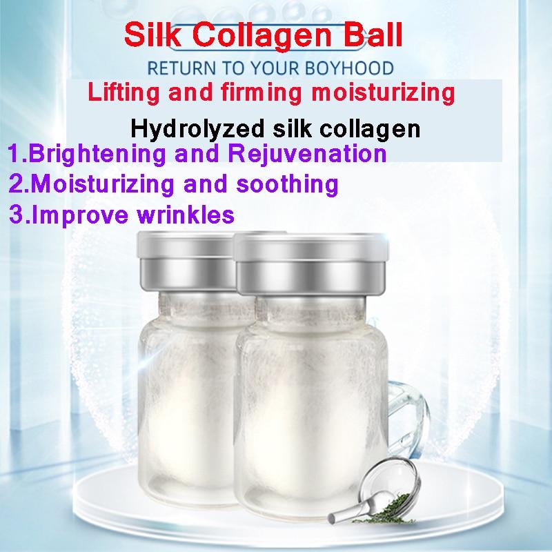 Japanese Water Soluble Silk Collagen Ball Shrinks Pores Fades and Tightens Anti Wrinkle Collagen Ball|Serum