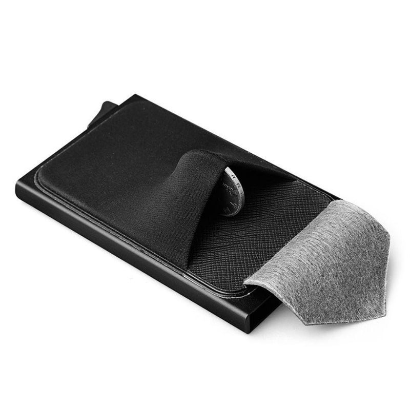 Men Business Aluminum Cash ID Card Holder RFID Blocking Slim Metal Wallet Coin Purse card case credit card wallet rfid wallet|Card & ID Holders