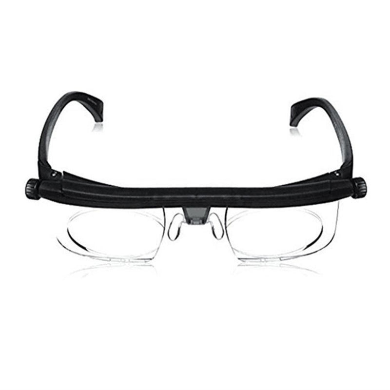 Men/Women Adjustable Strength Lens Eyewear Variable Focus Distance Vision Zoom Glasses Protective Magnifying Glasses w/ Bag|Shade Accessories