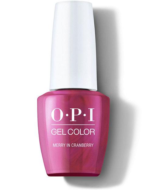 OPI Gel Color HOLIDAY 2020 SHINE BRIGHT - HP M07 Merry In Cranberry