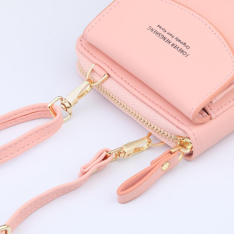 NEW Women's wallet messenger bag large capacity women's purse buckle zipper bag soft leather versatile women's bag shoulder bag|Wallets