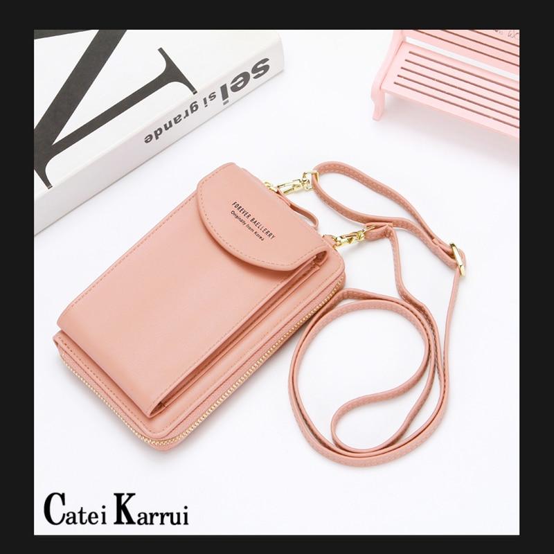 NEW Women's wallet messenger bag large capacity women's purse buckle zipper bag soft leather versatile women's bag shoulder bag|Wallets