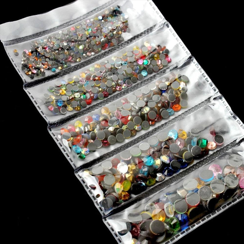 New packing 1200pcs Mix Size Hot Fix Rhinestone Shiny DMC Hot Fix Rhinestones Crystal SS6 SS30 for clothes DIY free shipping|Rhinestones