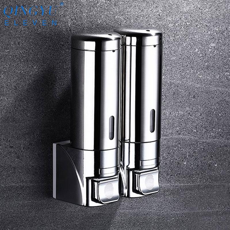 New soap dispenser wall mounted bathroom Hotel shampoo lotion liquid soap dispenser stainless steel hand soap dispenser|Liquid Soap Dispensers