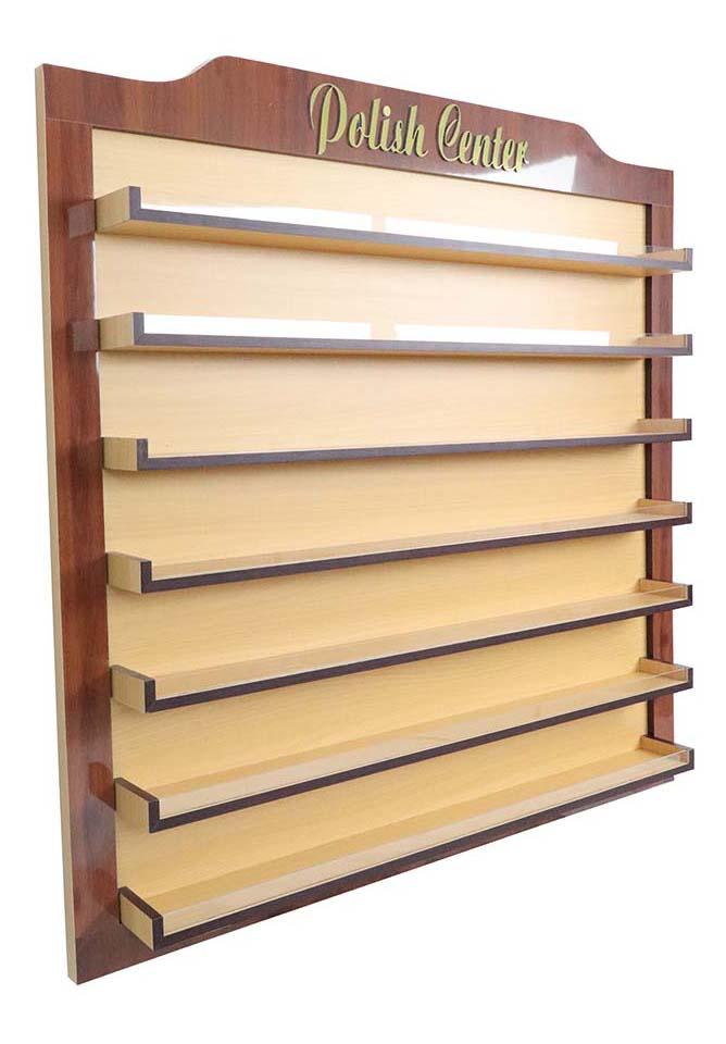 Powder & Polish Display PL150 - Light  Wood