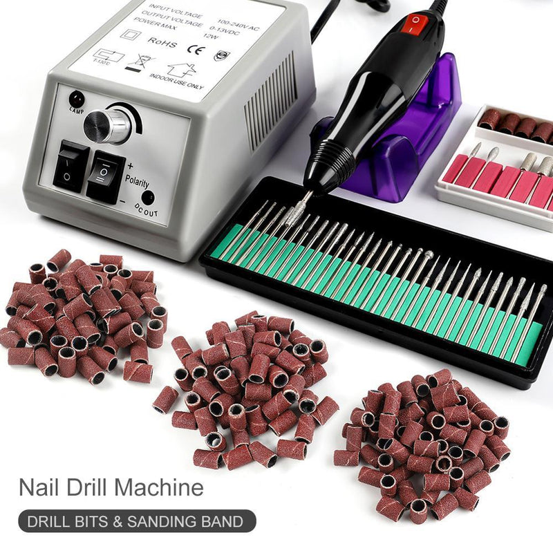 Professional Electric Nail Drill Machine Set Nail Art File Milling Cutter Manicure Nail Art Pen Pedicure Equipment Nail Art Tool|Electric Manicure Drills