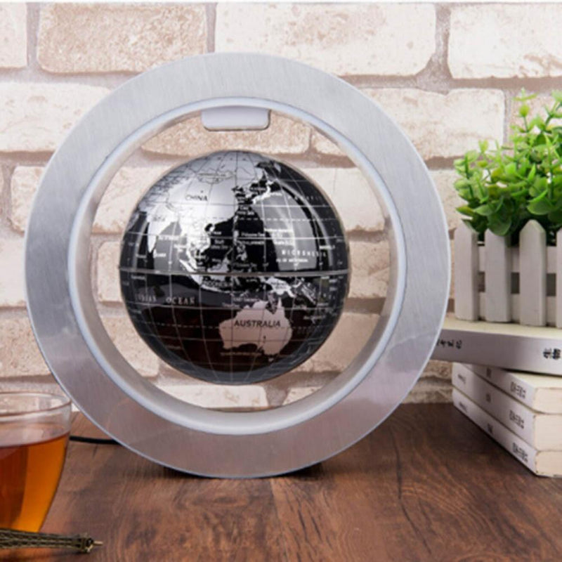 Round LED World Map Floating Globe Magnetic Levitation Light Anti Gravity Magic|Novelty Lighting