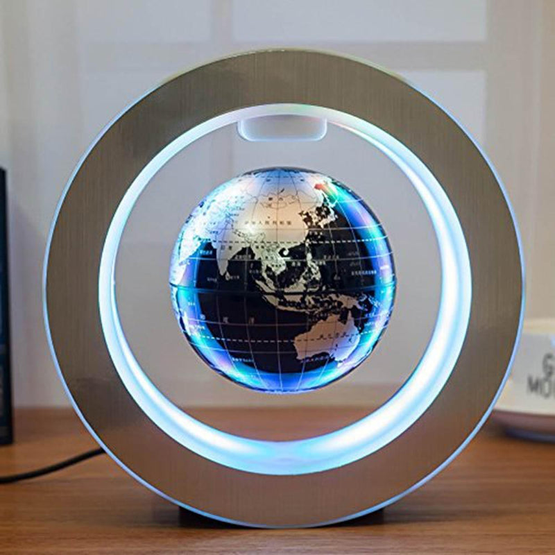 Round LED World Map Floating Globe Magnetic Levitation Light Anti Gravity Magic|Novelty Lighting