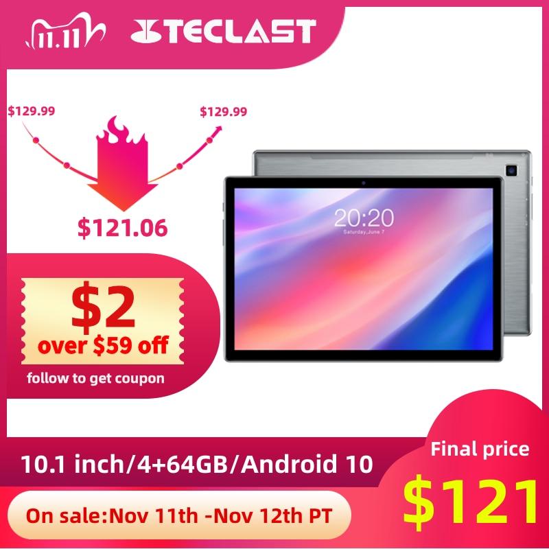 Teclast P20HD 4G Phone Call Tablets Octa Core 10.1 inch IPS 1920×1200 4GB RAM 64GB ROM SC9863A GPS Android 10 tablet PC|Tablets