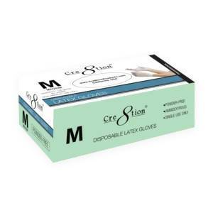 Cre8tion Disposable Latex Gloves Powder-Free
