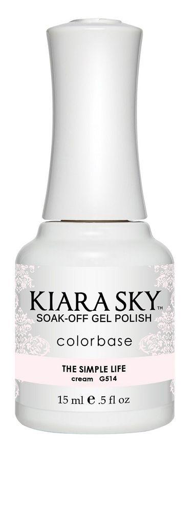 KIARA SKY GEL + MATCHING LACQUER (DUO) - G514 The Simple Life