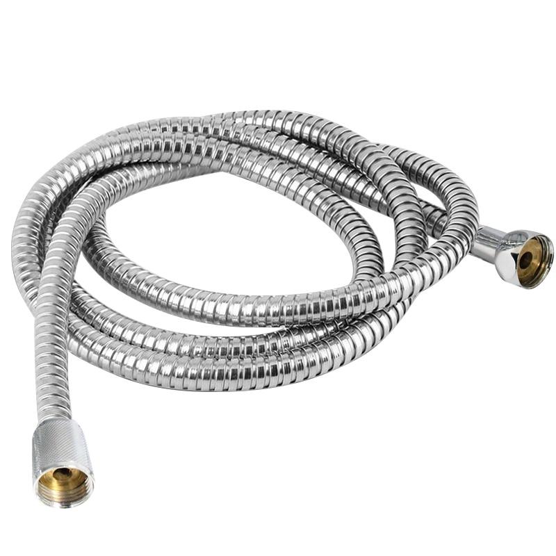 1.5M 2M 3M Stainless Steel Flexible Bathroom Bath Shower Head Hose Pipe Washers Water Pipe Washers accesorios para baño|Plumbing Hoses