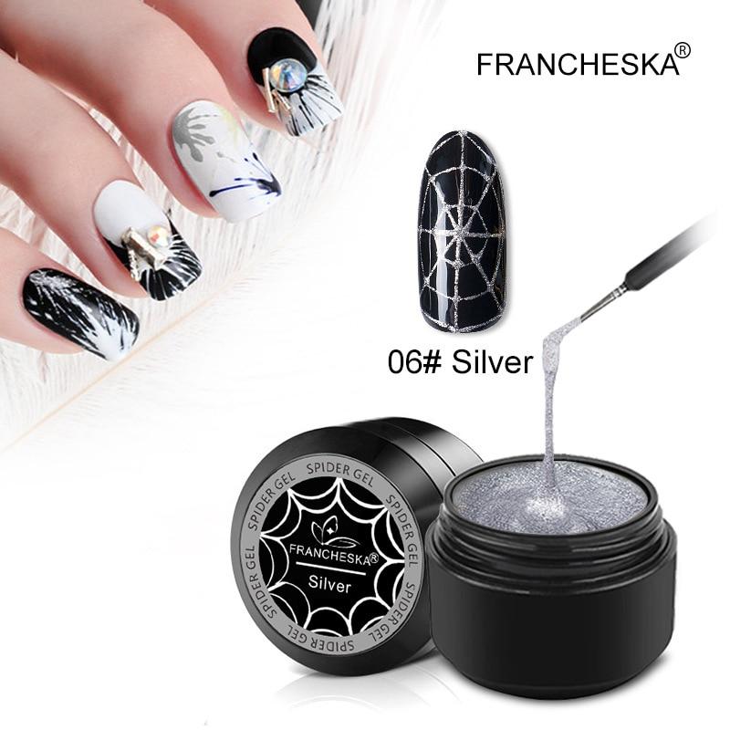 Gel Spider Nail Polish Nail Art Nails Primer Silk Spider Gel Polish Gel Varnish Design Drawing Painting Born Pretty 8ml TSLM1|Nail Gel