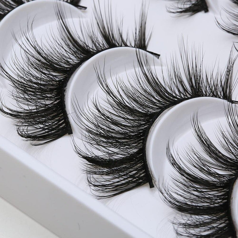 SEXYSHEEP 8/20 Pairs 15 20mm Natural 3D False Eyelashes Fake Lashes Makeup Kit Mink Lashes Extension Mink Eyelashes Wholesale|False Eyelashes