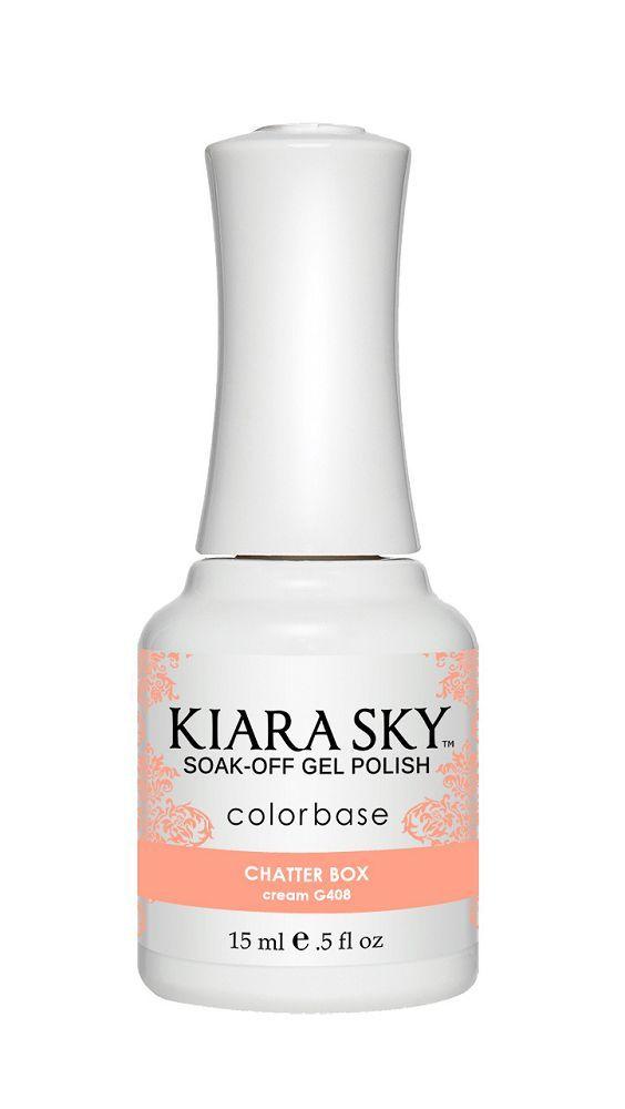 KIARA SKY GEL + MATCHING LACQUER (DUO) - G408 Chatterbox