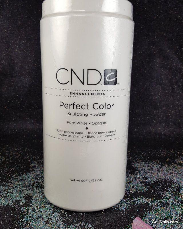 CND Enhancement Sculpting Powder - Perfect Color - Pure WHITE Opaque 32 oz