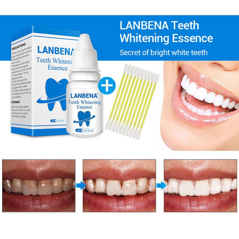 Hot LANBENA Teeth Whitening Essence Liquid Oral Hygiene Cleaning Remove Plaque Stain Brighten Tooth Whitening Oral Hygiene TSLM1|Teeth Whitening