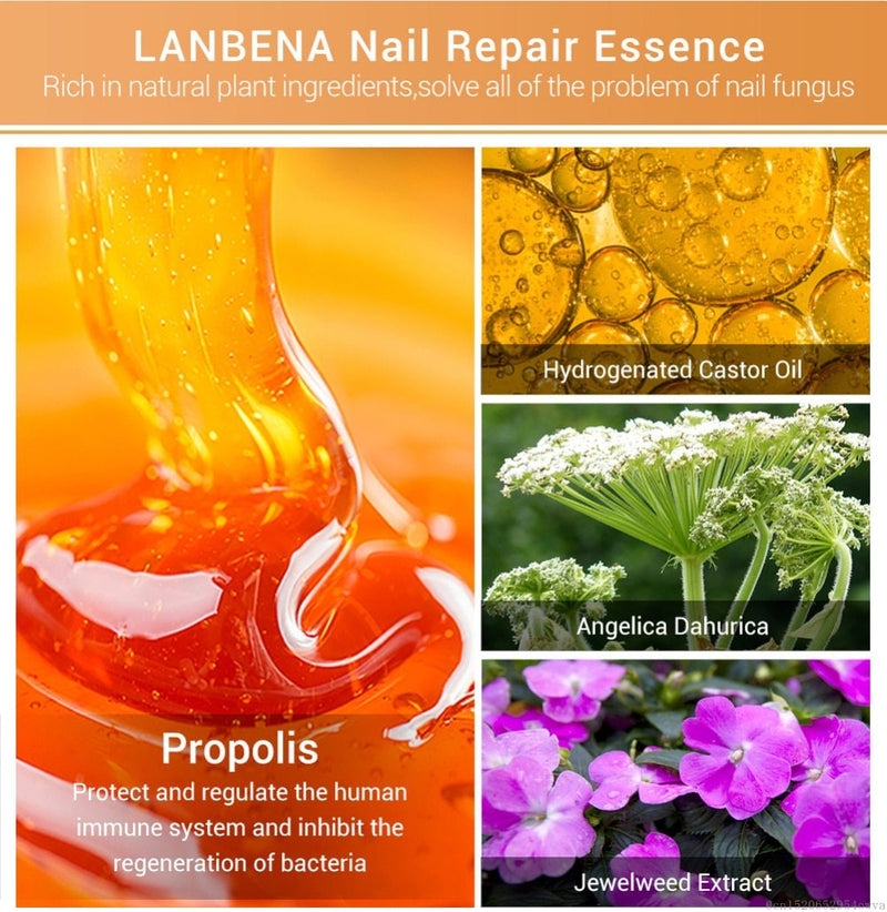 LANBENA Nail Repair Liquid Treatment with File Nail Anti Remove Nail Onychomycosis Fungus Toe Nourishing Brighten Nail TSLM1|Nail Treatments