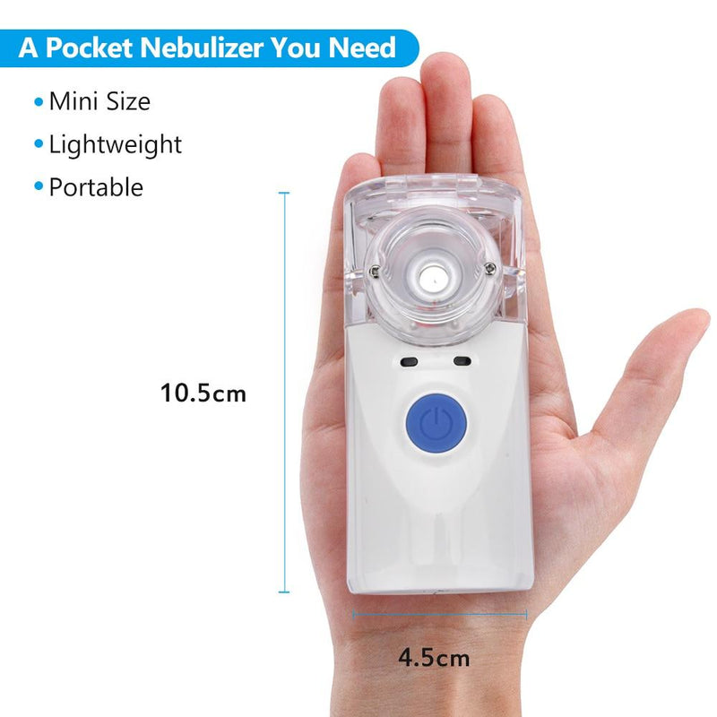 Handheld Portable Nebulizer Medical Humidifier Inhaler Silent Atomization Fine Particles Asthma nebulizador Health Care adulto|Steaming Devices